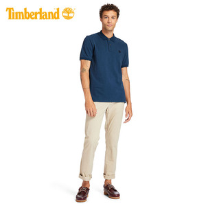 timberland添柏岚男装21春装新款单珠地短袖polo衫|a24h2