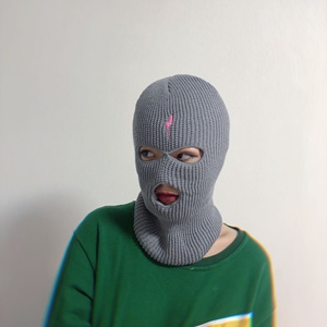 csgo头套男冬季保暖防寒rushb匪帮暴徒闪电头套冷帽面罩嘻哈帽子