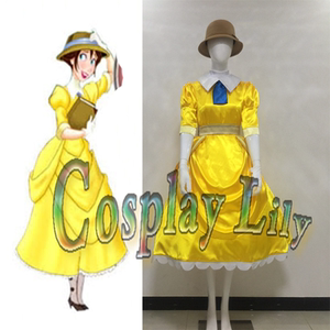 迪斯尼动漫cos万圣节角色扮演cosplay泰山珍妮公主礼服裙实拍包邮