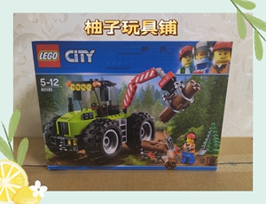 LEGO乐高60181森林工程车城市系列男孩女孩益智拼搭积木玩具礼物