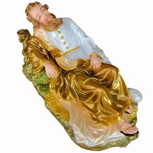大圣若瑟像 若瑟睡姿像 露德法蒂玛 无原罪 欧式 树脂摆件 30公分