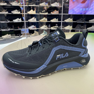黄景瑜同款fila斐乐2023春新款男鞋山猫些越野跑步鞋子a12m311207