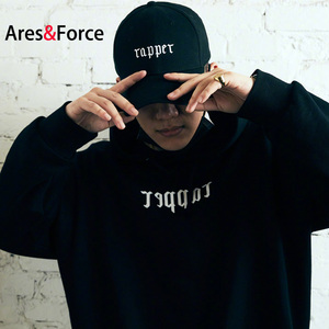 中国有嘻哈 红花会万磁王pgone同款字母连帽oversize卫衣男女外套