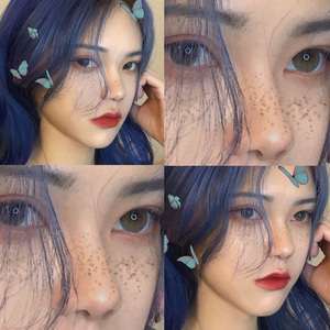 小青橙美瞳半年抛女学生自然14.2小直径13.8mm正品大牌地球艾魅k