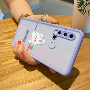 华为nova5手机壳女款nova5i新款撞色5ipro硅胶卡通日韩潮牌4e摄像头