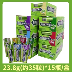 绿箭铁盒无糖薄荷糖原味35粒盒装 清凉润喉接吻糖糖果清新口气