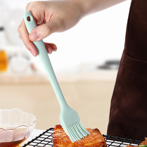 厨房硅胶油刷不掉毛烧烤刷拌烙煎饼油刷子一体式刮刀奶油刮板抹刀