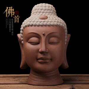 本器佛头摆件大日如来佛像泰国佛陶瓷工艺品酒店会所商务礼品装饰