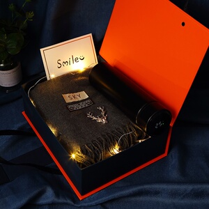 送给老公的新年礼物男朋友30岁生日谈恋爱一周年高端大气男士围巾