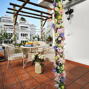 水管装饰仿真树皮下水管排水管包装遮挡包柱子贴圆柱藤条装饰缠绕