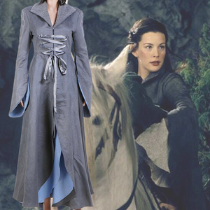 指环王魔戒亚玟连衣裙 精灵公主刚铎王后阿尔温长裙cosplay服装女