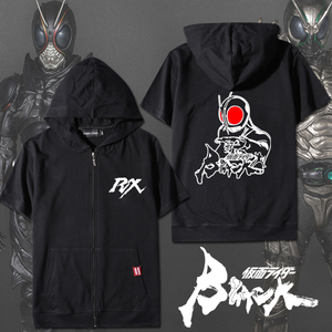 假面骑士black卫衣假面黑日rx动漫周边衣服二次元男长袖拉链外套