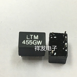 LTM455GW 455KHZ 陶瓷滤波器通讯机用  5脚455G  2+3  LTM455IW