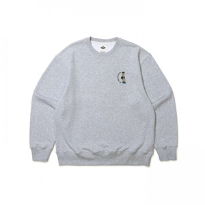 现货 madness ape sweater nft像素头像印花灰色卫衣 余文乐 21aw