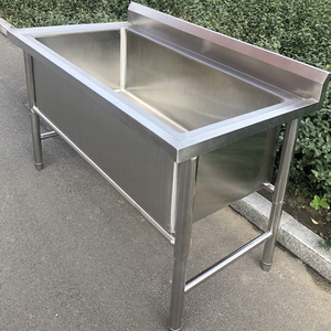 加厚304不锈钢化冻池加深酒店大号洗菜池洗碗池商用水池单池定制