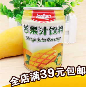 80后饮料 强力芒果汁240ml15瓶包邮