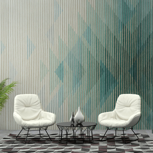 3d现代简约线条装饰墙布客厅卧室餐厅背景壁画几何渐变色轻奢壁纸