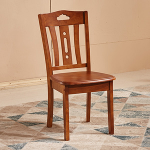 全实木餐椅橡木家用简约现代中式餐桌书桌木头木凳子靠背实木椅子