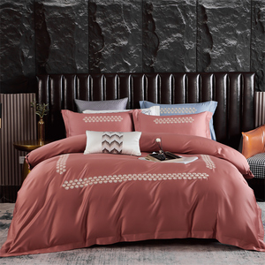 高级感60支床单夏季冰丝裸睡纯色被套床上用品金贝壳家纺旗舰店358
