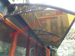 铝合金新款银翼无声防火窗户支架雨棚露台棚车棚重庆市区包安装