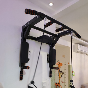 墙体单杠室内墙上多功能锻炼双杠家庭健身器材引体向上器家用吊杆