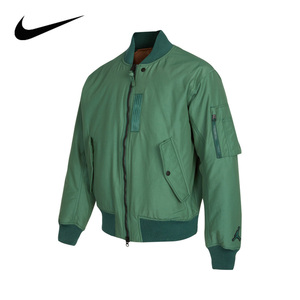 nike耐克外套男夹克2021冬季新款绿色棒球服训练运动服da9797-333