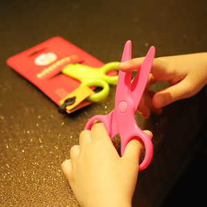 美乐 儿童安全玩具剪刀diy手工折纸剪纸搭配圆头不伤手安全环保型