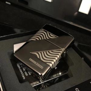 老叶zippo原装2020年度机49194 限量盔甲黑冰z之视界大z c20 靓号