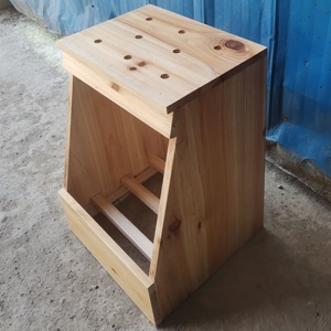 烤火盆老式传统手工火桶凳冬季老人暖脚宝坐凳实木火盆取暖器家用