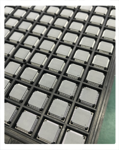 ic涂字改字编带 qfn芯片去字加字托盘打磨印油丝印刻字盖面烧面