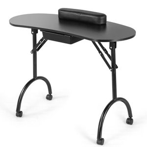 日式美甲桌折叠简易单人美甲台可移动美甲工作台网红修甲台修甲桌