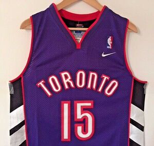 代购 文斯卡特 nike 多伦多猛龙队 紫色15号篮球服 球迷版球衣