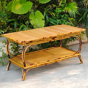 竹子茶几茶桌家用飘窗榻榻米简约阳台禅意竹制小方桌休闲炕桌茶台