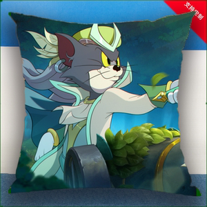 猫和老鼠游戏抱枕靠垫3sss级皮肤侍卫汤姆精灵王锦衣行周边手办