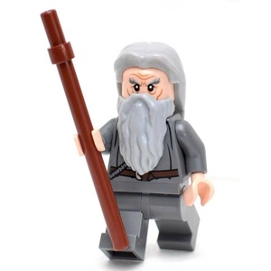 lego乐高 魔戒 指环王 人仔 lor061 甘道夫 配法杖 79005