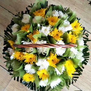 清明中元节扫墓拜祖祭祀上坟哀悼白事全国同城菊花鲜花小花圈花束