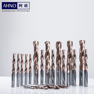 AHNO阿诺整体硬质合金麻花钻头 钨钢钻3D外冷超H涂层PF3.0~20.0dc