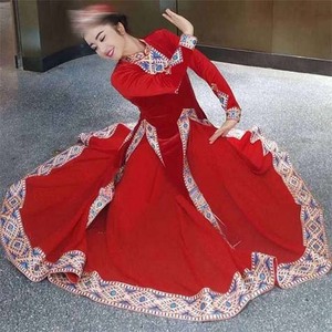 新疆维吾尔族民族表演舞蹈服装服饰维族刀郎舞台服装新疆民族服装
