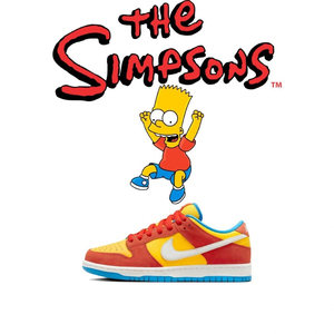 nike sb dunk 耐克dunk黄橙色辛普森低帮复古休闲板鞋 bq6817-602