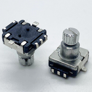 ec11贴片编码器30位带按键旋转数字电位器增量型脉冲开关20位10mm