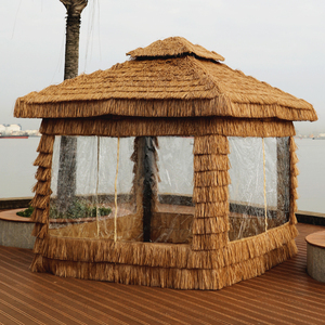 仿古民宿茅草亭休闲户外露天庭院花园别墅农家乐景区简易帐篷凉亭