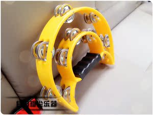 包邮 正品铃鼓 乐队ktv 节目节日道具 双环花铃鼓 手摇铃各色
