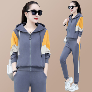 时尚套装女装连帽运动服两件套-淘宝拼多多热销时尚套装女装连帽运动