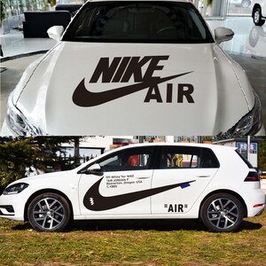 nike耐克logo商标标志车贴车身贴拉花划痕贴纸off汽车贴纸改装air