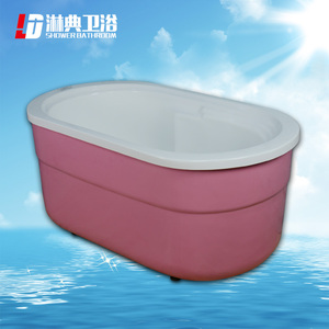 正品包邮亚克力浴缸保温多彩小浴缸浴盆独立式普通浴缸1 1.11.2米