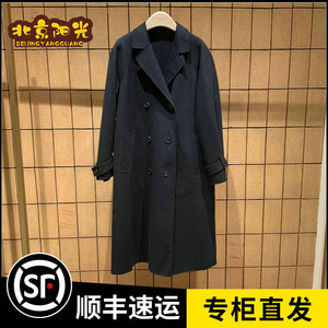 例外女装国内专柜正品2021年秋冬外套羊毛大衣a121-p1m01-89 6999