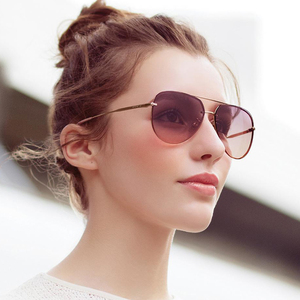 parim派丽蒙太阳镜时尚大脸显瘦女款高清蛤蟆墨镜防紫外线73539
