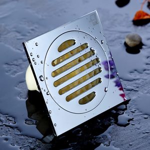 潜水艇地漏 tf50-10 纯铜镀铬亮面防臭地漏 干湿区