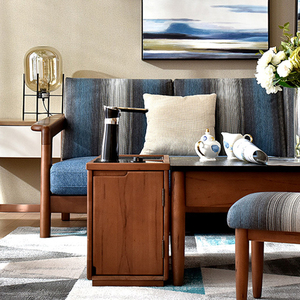 联邦家具实木沙发