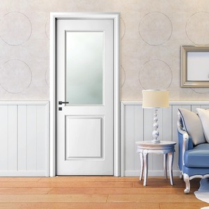 欧铂尼木门卧室门卫生间门实木复合门定制 新巴黎之春玻璃门